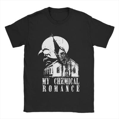 My Chemical Romance   T-shirt dla mężczyzn 100% bawełna śmieszny T-shirt okrągły dekolt koszulki z krótkim rękawem topy prezent urodzinowy