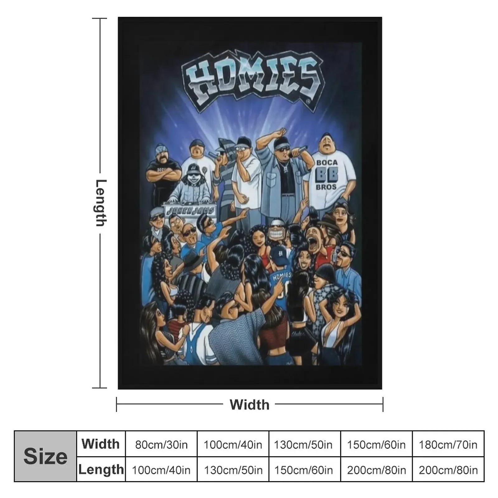 

Homies Party Classic . Throw Blanket Stuffed Blankets Designer Blankets 80x120cm(31x47inch)