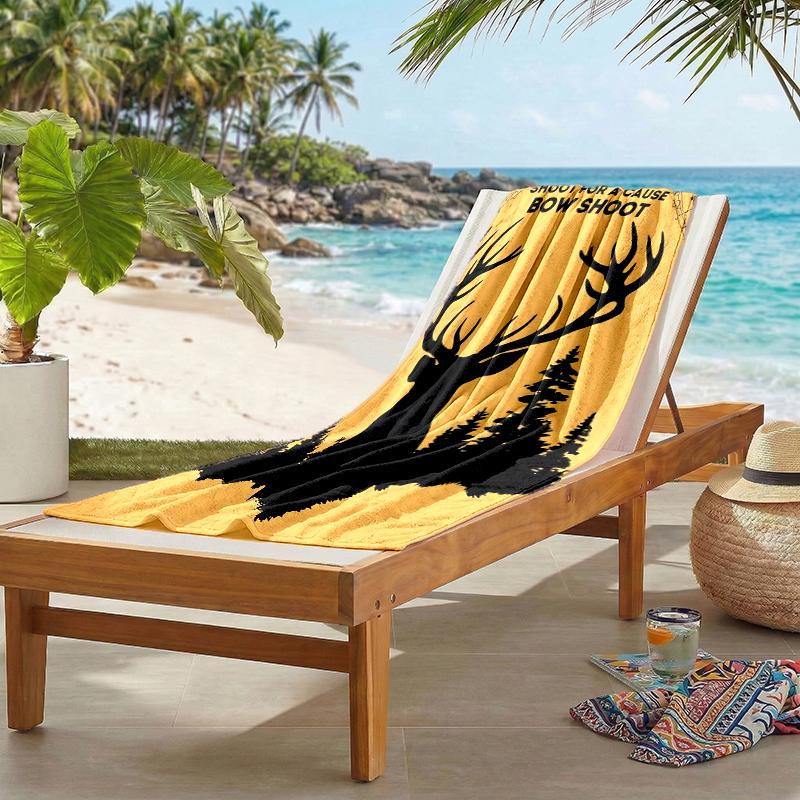 Hunter Fashion Beach Towel: Ideal for Summer Adventures Soft, Absorbent and Quick Drying Suitable for Swimming and Bathing
