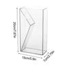 Clear Decorative Vase Floral Container Aesthetic Unique Elegant Shatter-Proof Modern Acrylic Flower Vase For Home Decor