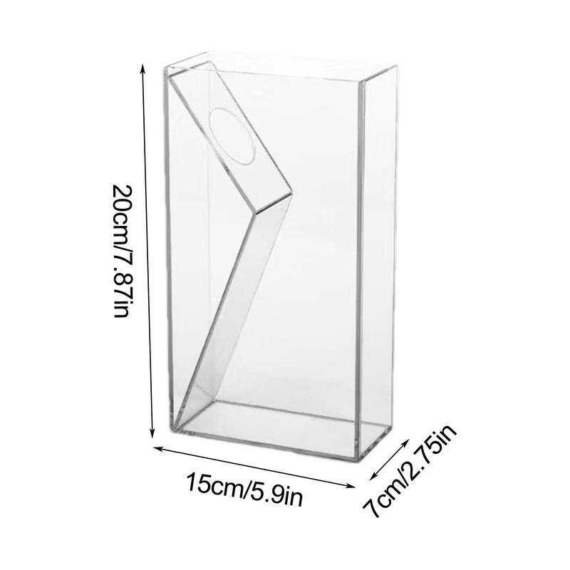 Clear Decorative Vase Floral Container Aesthetic Unique Elegant Shatter-Proof Modern Acrylic Flower Vase For Home Decor