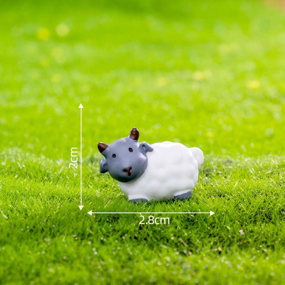 DIY miniaturní figurky Pryskyřice Miniaturní figurka zvířat Socha nových zvířat