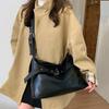 Korean Version Women'S Shoulder Bag Fashion Casual Large Capacity Tote Bag Autumn Winter Brown Crossbody Bag Black Handbag KTB