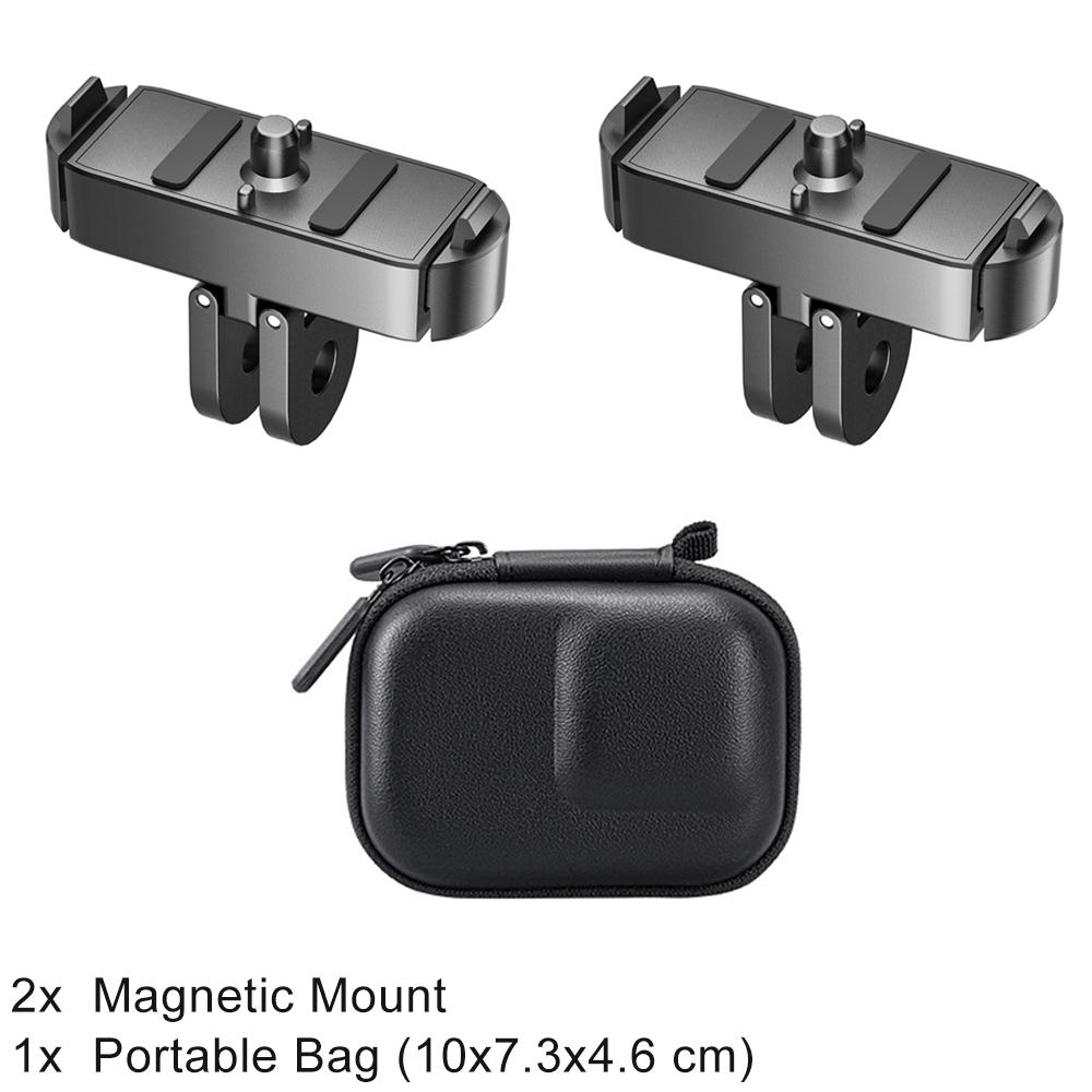 Metal Magnetic Quick Release Mount for GoPro Hero 13 Latch Mount Adapter with 1/4 Screw Hole for Go Pro Hero13 Black Accessories