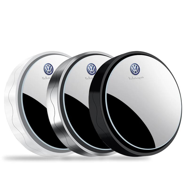 Auto Rückspiegel 360 Grad Verstellbar Weitwinkel Kleiner Runder Spiegel Für Volkswagen VW Golf Polo Tiguan Passat Touareg Magotan
