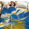 Golden State Warriors Print Flannel Blanket High Quality Warm Comfortable Cover for All Seasons Perfect for Gifts Home Decor