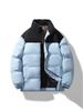 Winter Trendy Thick Cotton Parka: Graphene-Enhanced, Warm, Loose-Fit Stand Collar Coat for Couples