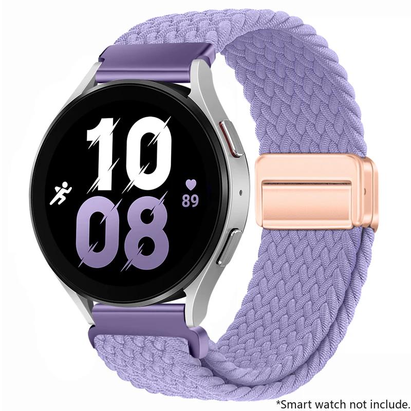 22mm 20mm Nylon Buckle Strap for Huawei Watch GT5 4 3 2 46mm/4Pro 3Pro Bracelet for Samsung Watch7/6/5/4/Classic Adjustable Belt