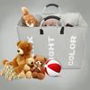 Collapsable 3-section Laundry Bag Foldable Laundry Hamper Durable Oxford Fabric Laundry Basket Clothes Sorter Portable