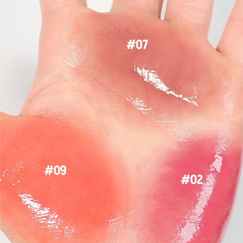 3 Lip Creative Water Oil 2N1 Lip Dyeing Liquid Set Water Light Color Retaining Lip Gloss Plump Plump Moisturizing Long-lasting Lip Color