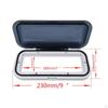Water Resistant Marine Stereo Cover 23x10cm Lightweight Spare Parts Simple Assembly Flip Up Design