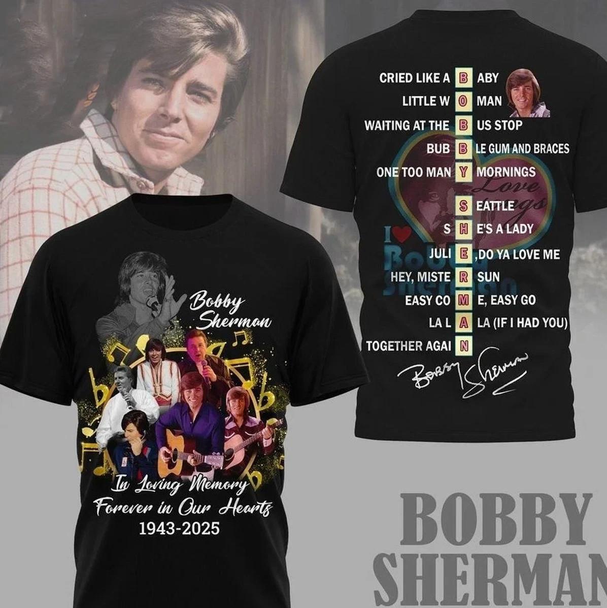 Bobby Sherman shirt 3D SHIRT All sizes S to 5Xl L