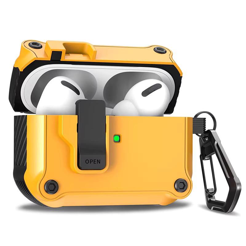 AirPods Pro 3 Flip Cover Case: Auto Buckle Protective Cover for Apple 4th Gen Pro2 Earphones.
