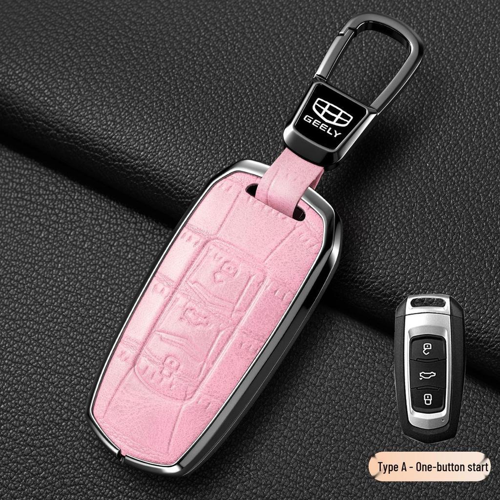 Geely Car Key Case & Protective Shell for Emgrand, Xingrui, Boyue Pro, Xingyue L, Vision X3/X6, Binyue Models