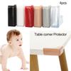 4Pcs Soft PVC Self-Adhesive  Baby Safe Corner Protector Table Desk Corner Guard Children Safety Edge Guards For Baby Protection