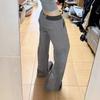 Womens High-Waisted Loose Fit Denim Jeans Slimming Wide Leg Pants Washed Utility Style Small Size