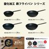 Park Lane Iron Frying Pan 24cm Nitrided Gas Fire Compatible IH Compatible K-10718