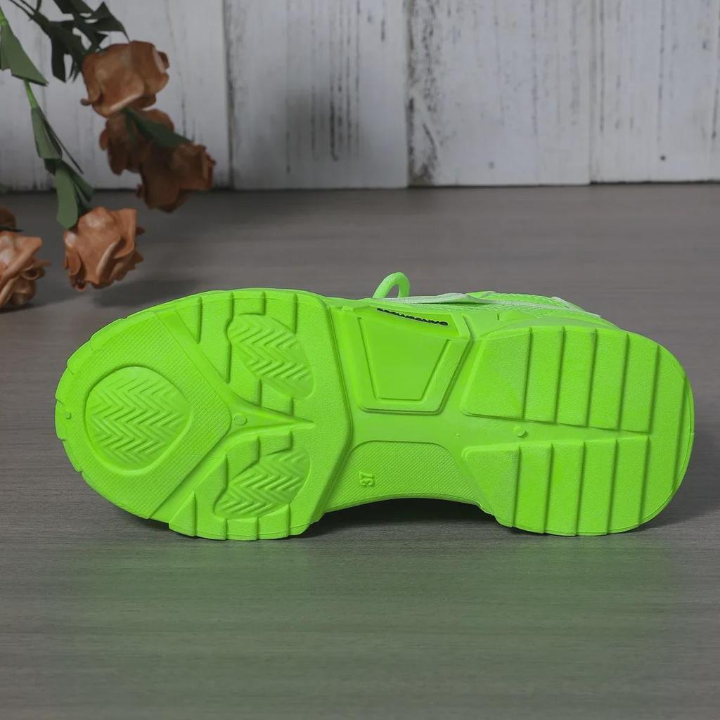 Modische Mesh-Dad-Schuhe für Frühling und Sommer – bonbonfarben, atmungsaktiv, mit dicker Sohle, vielseitige Sport-Sneaker