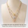 Multi-Layered Xiao Man Yao Necklace Beautiful, Noble, Atmospheric, Daily Wear Jewelry Non-allergenic Material, Long-lasting and Does Not Fade