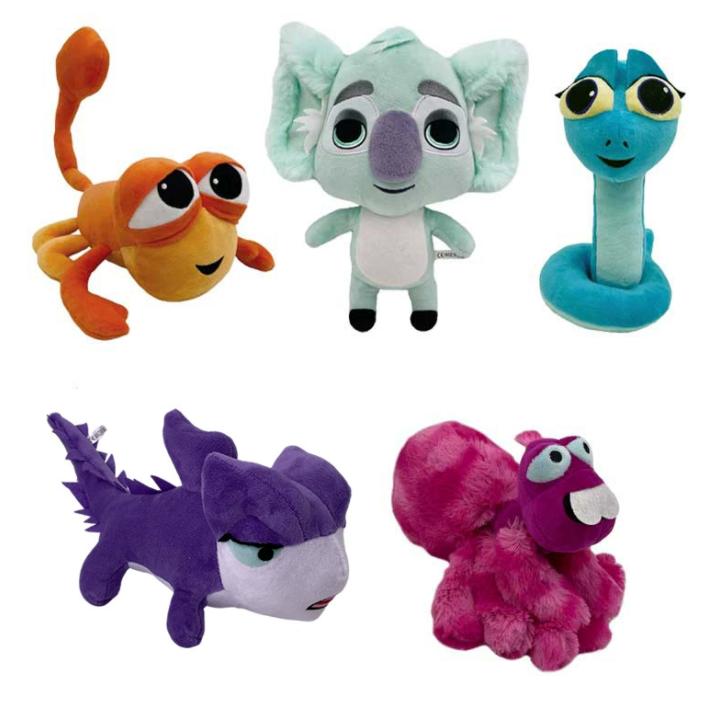 Nuovo Peluche Back To The Outback Film Frank Maddie Morbido Cartone Animato Koala Ripieno Bambola Lucertola Regalo di Natale