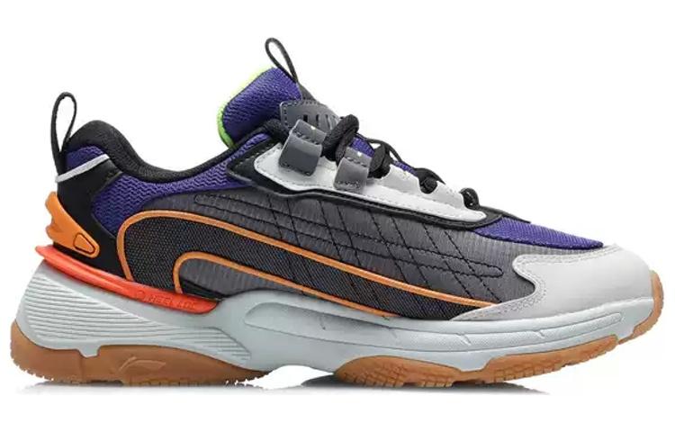 Li Ning Nebula Cushioning Slip Resistant Abrasion Resistant Cushioning Slip Resistant Abrasion Resistant Low top AGCR005-1