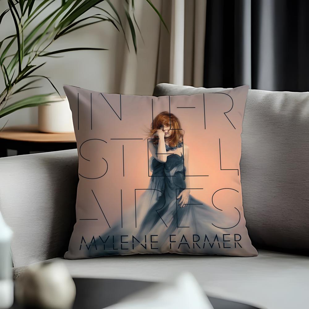 Fashion MMmylene Farmeread Cushion Cover Antidustmite Pillowcase Invisible Zipper Silky Short Plush Sofa Cushion Cover