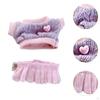 Stuffed Doll Clothes Photo Props DIY Educational Dress Up for 17cm 15cm Pink