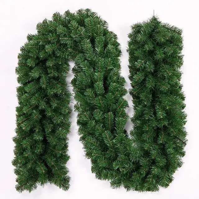 

Creative Christmas Rattan Tree and Ring Decoration Set 20cm with 200 tips зелёный