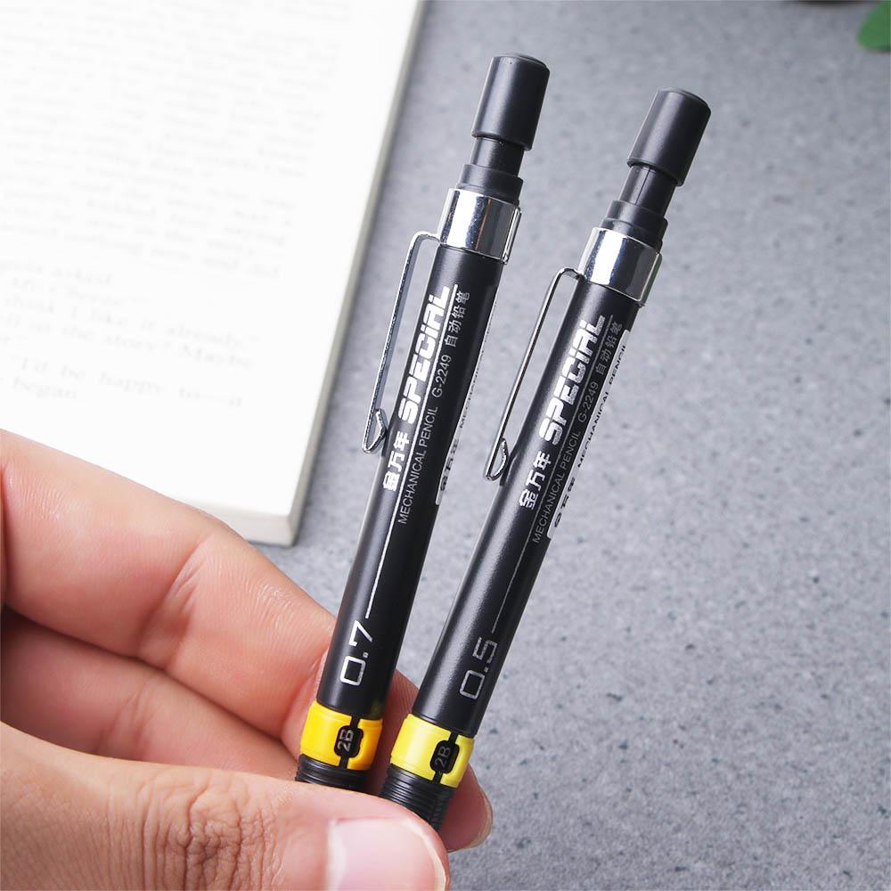 0.3/0.5/0.7/0.9mm Student Mechanical Pencil For Kids Sketch Drawing School Supplies Stationery