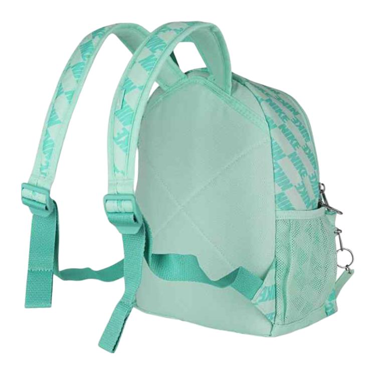 Nike BRSLA JDI BK-AOP Brand Logo Fabric Mini Backpack Kids backpack Green HV6481-353