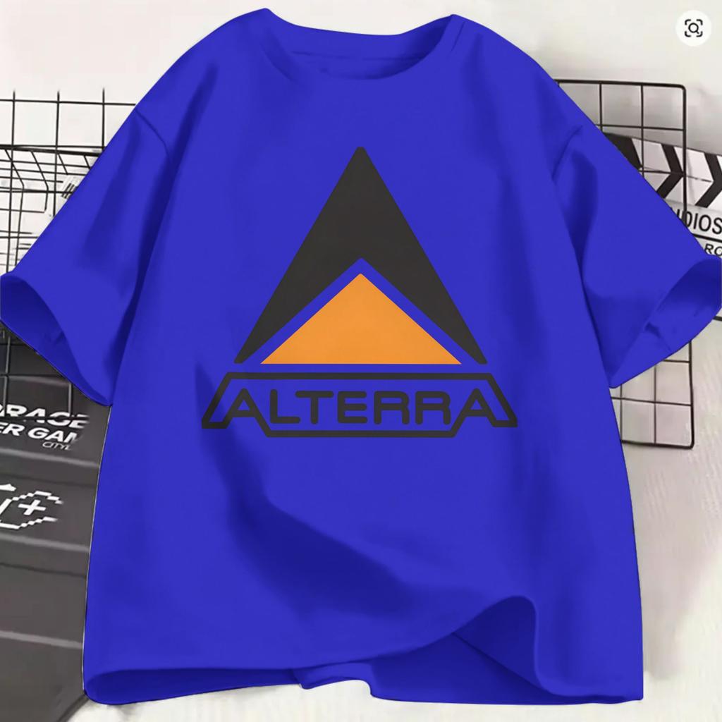 Unisex Subnautica 2 T Shirt Alterra 100 Cotton Clothing Amazing Short Sleeve O Neck Tees Gift Idea Tshirt