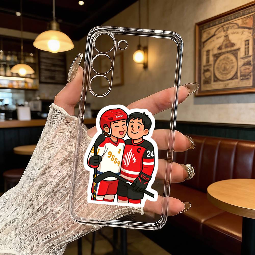 

S-Shane Hollander I-Ilya Rozanov Heated Rivalry Phone Case For Samsung Galaxy A71,A70,A52,A51,A40,A30 Transparent Cover Samsung a31