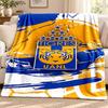 Club Tigres UANL blanket Flannel Blanket Soft Cozy Plush Throw for Sofa Bed Lightweight Home Decoration Outdoor camping