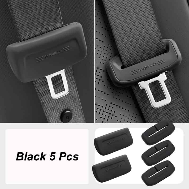 For Zeekr 7X 2024 2025 Car Seat Belt Buckle Clip Protective Case Anti-Scratch Interior Button Case Cover Clips Car Accessories
