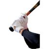ZETT Baseball Batting High School Baseball Rules Silicone White Size M Gloves, Hand-Held, Compliant, Palm, (1100), (BG519HS)