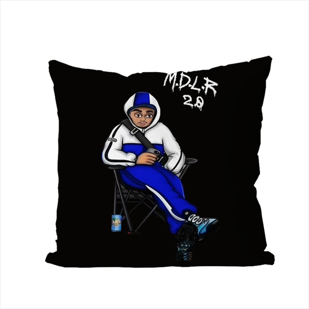 

MDLR MMorad Rapper Art Pillow Case For Car Sofa Decorative Home Doublesided Print Plush Square Throw Pillow Cushion Cover 30x30cm