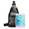 1 Stück Neue Brusttasche Herren Lässige Mode Weiches Leder Schulter Messenger Bag Student Reise Trendige Marke Brust Schräg Rucksack