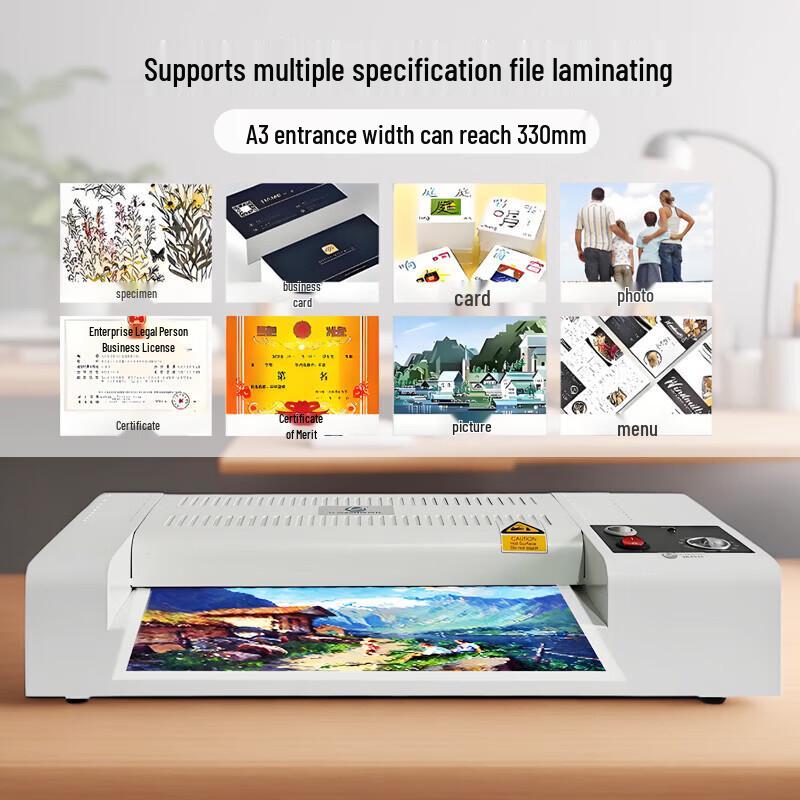 Youmaishi A3 Intelligent Photo Laminator CN plug (adapter included)