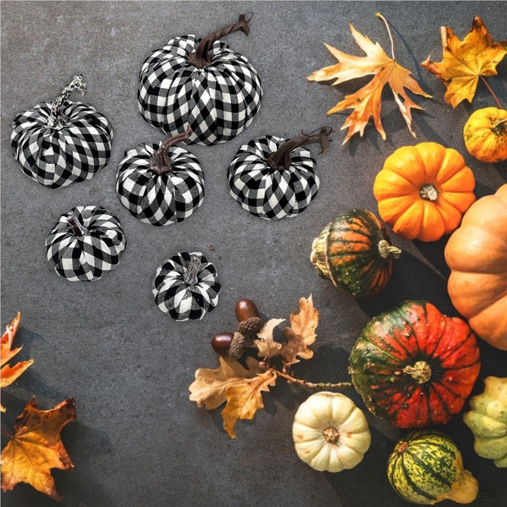 Pumpkin Artificial Models Indoor Foams Decorative Props Crafts Festive Mini Figurine Halloween Fall Thanksgiving Ornament