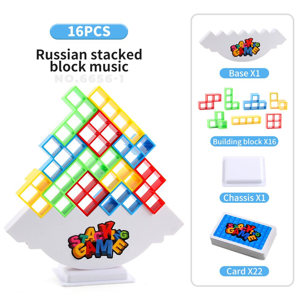 Swing Stacking High Stacking Toy Children's Desktop Interactive Building Blocks Game