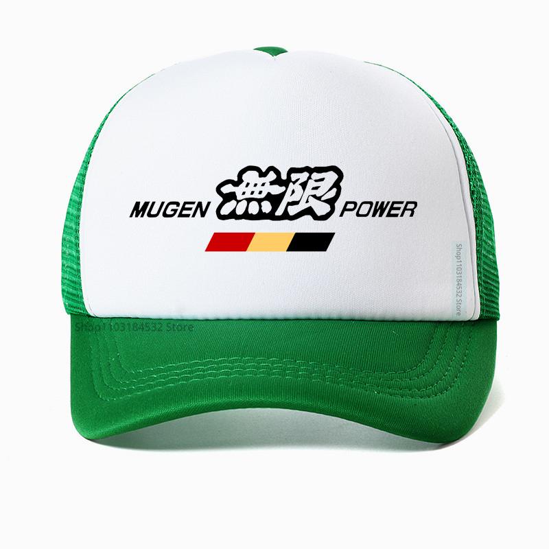New MUGEN POWER JAZZ Tuning Racinger Car Logo Unisexs Baseball Cap Summer Cool Adjustable Outdoor Breathable Sports Hat