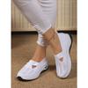 Spring and Summer Large Size Casual Comfortable Ladies Cloth Shoes One Foot Stirrup Flyweave Mesh Shoes Women's Shoes