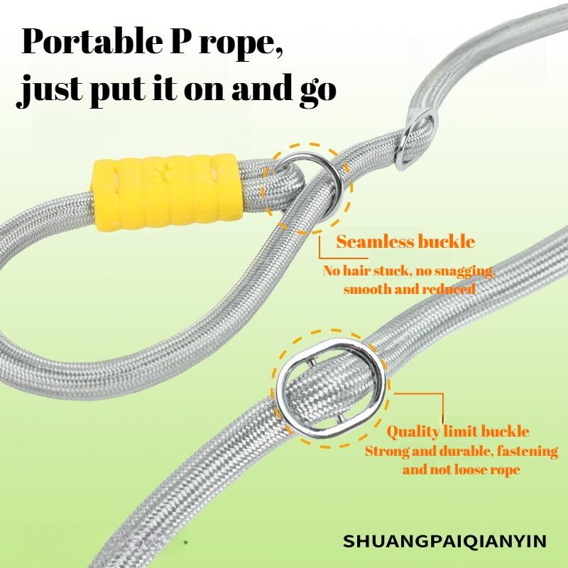 Dog Leash Collar Small Puppy Explosion-proof Training Comfortable Anti-escape Walking P Rope Pet Traction Accessories Supplies
