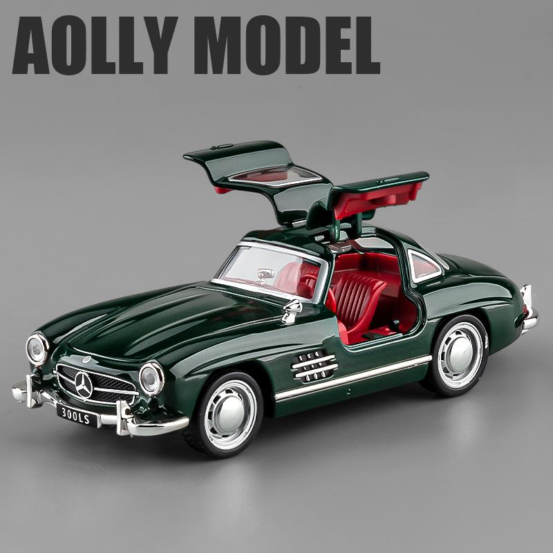 1:32 Mercedes-Benz 300SL Alloy Model Car Toy Diecasts Metal Casting Sound and Light Car Toys For Children Vehicle