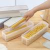 Pasta Container Rectangular Clear Spaghetti Container Organizer Stackable Spaghetti Container Airtight Containers Pasta Storage
