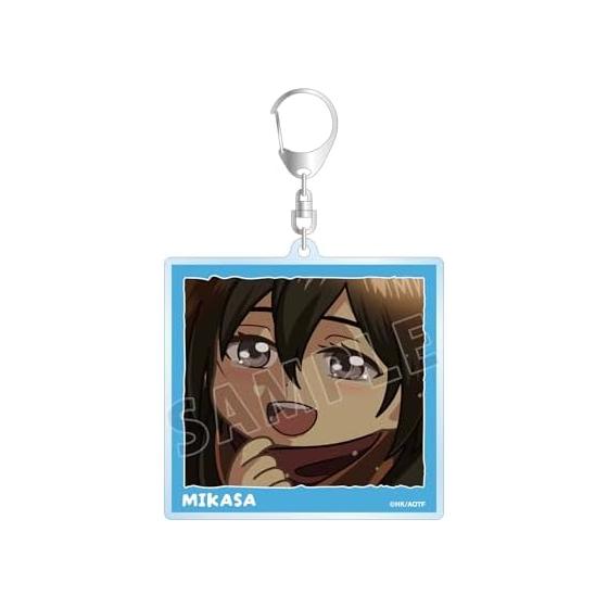 Attack on Titan Mikasa Yuru Coma Acrylic Keychain