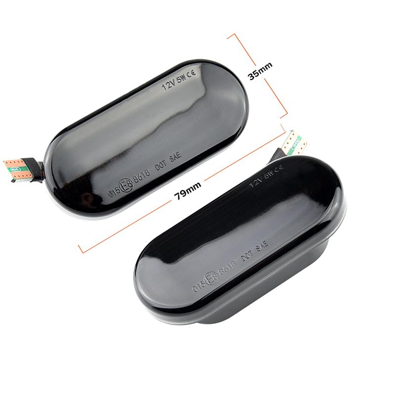 Dynamic LED Side Marker Signal Light Indicator Lamp For SEAT Leon 1P Ibiza Mk3 6L Mk4 6J Toledo Exeo Sedan Exeo Sedan Exeo ST