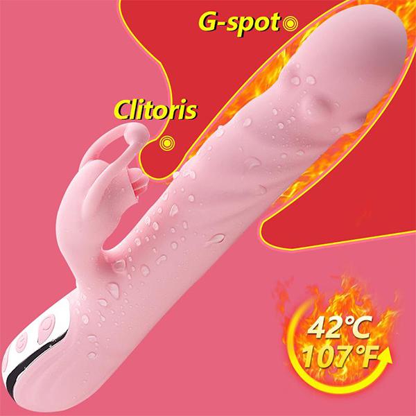 Vibrator with Tongue Licking 20+20 Speed Vaginal Massager Clitoral Licking Stimulation Dildo Sex Toy Female