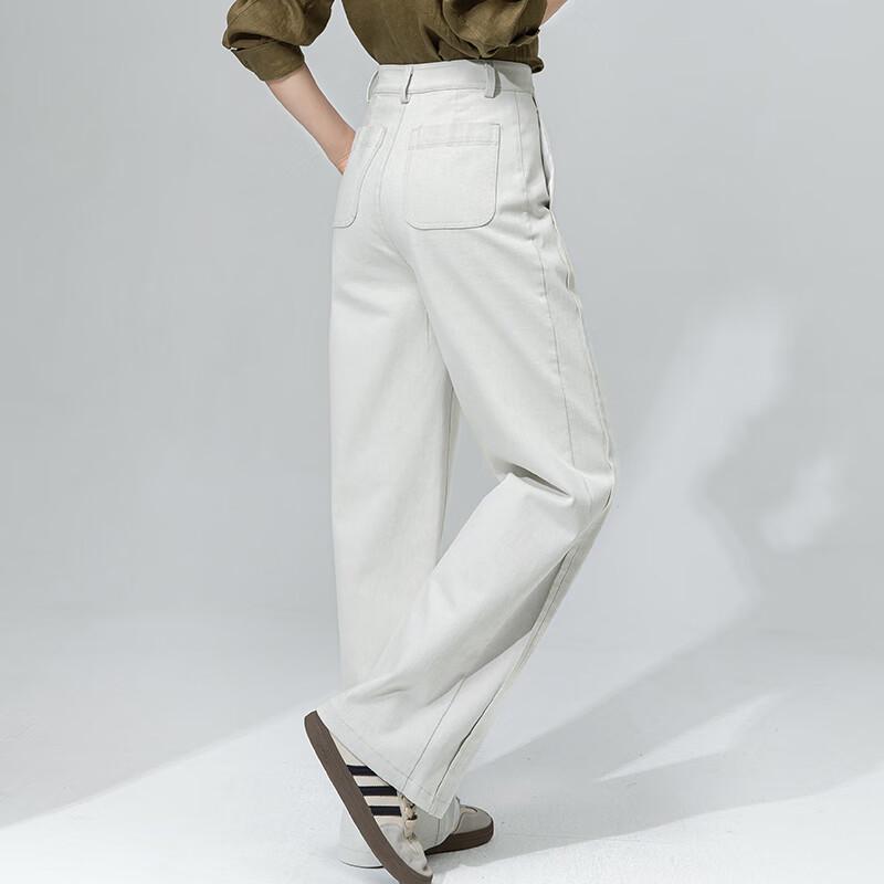 Women's High-Waist Loose Straight Wide-Leg Jeans