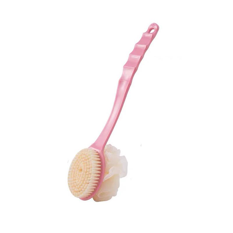 Artefacto de Fregado con Mango Largo Cepillo Toalla de Fregado para Baño Suministros de Baño para el Hogar Cepillo para Fregar la Espalda Suave
